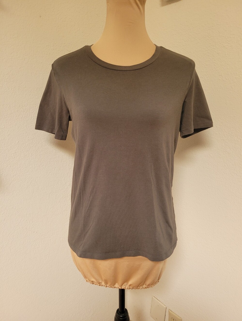 MaxMara Leisure Short Sleeve Crewneck T-Shirt - Gray